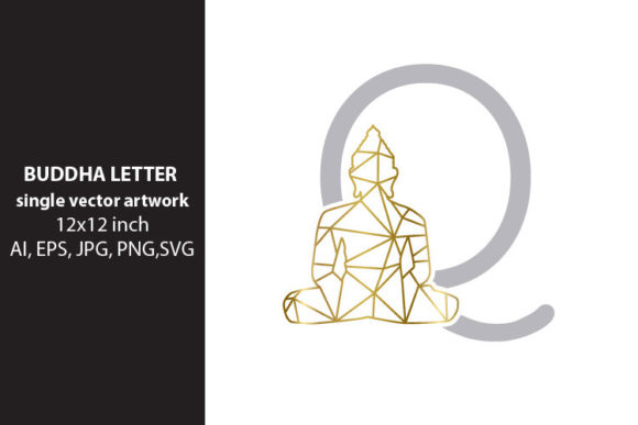 BUDDHA, Letter Q Artwork