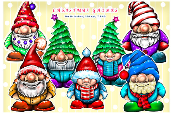 Christmas Gnomes. Gnomes. Dwarf.