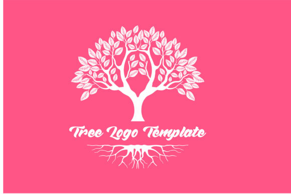 Elegant Tree Logo Silhouette