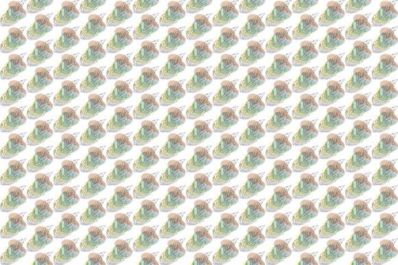 Hand Drawn Leaf Seamless Pattern Design