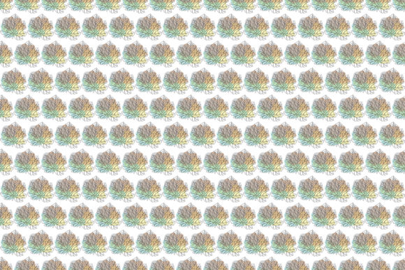 Hand Drawn Leaves Seamless Pattern