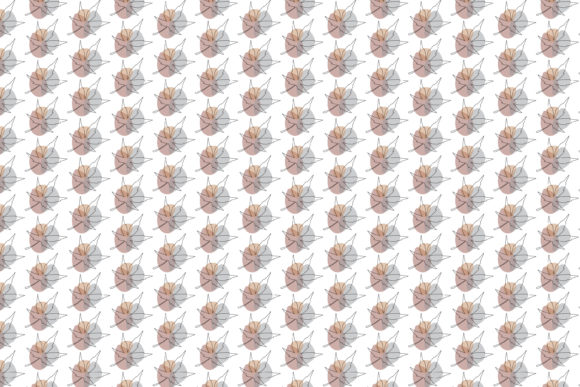 Luxury Line Art Leaves Pattern Design