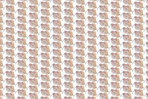 Seamless Banana Leaves Pattern Line Art for Modern Design Projects
