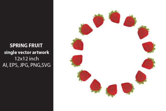 Spring Fruit - Single Vector Artwork: A Versatile Design Resource for Creative Professionals