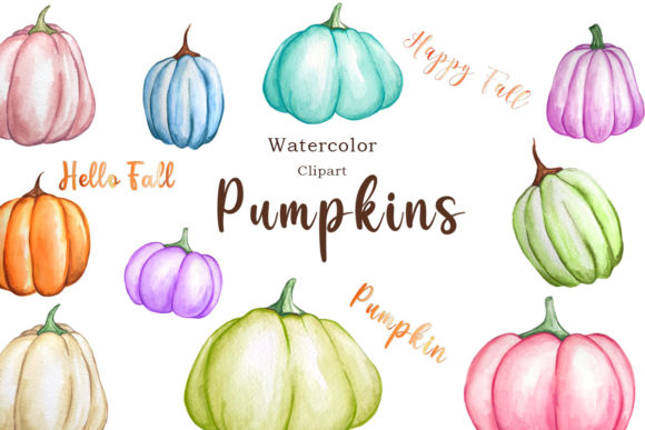 Watercolor Pumpkins: A Versatile Artistic Resource